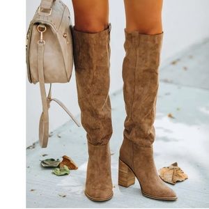 VICI SAINT SLOUCH BOOT - CAMEL